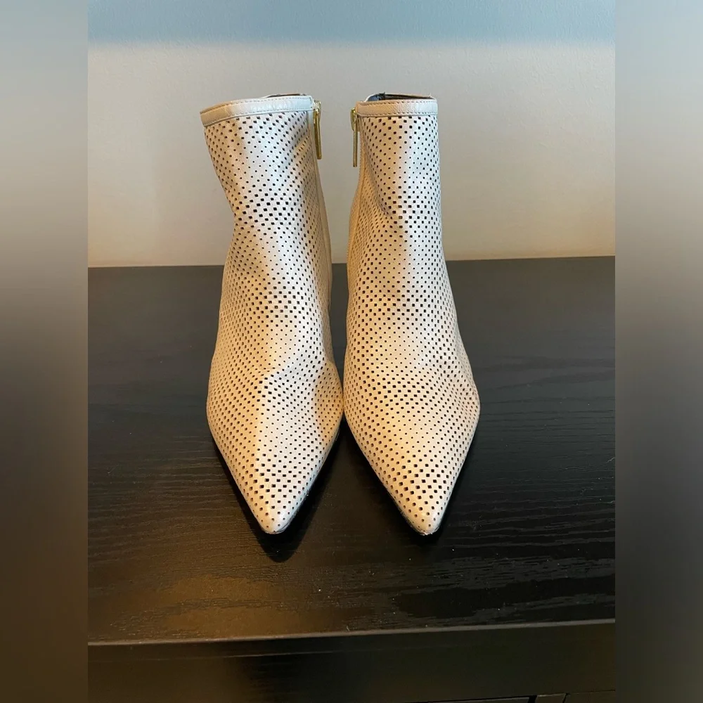 Franco Sarto Bobbi Perforated Pointy Toe Bootie